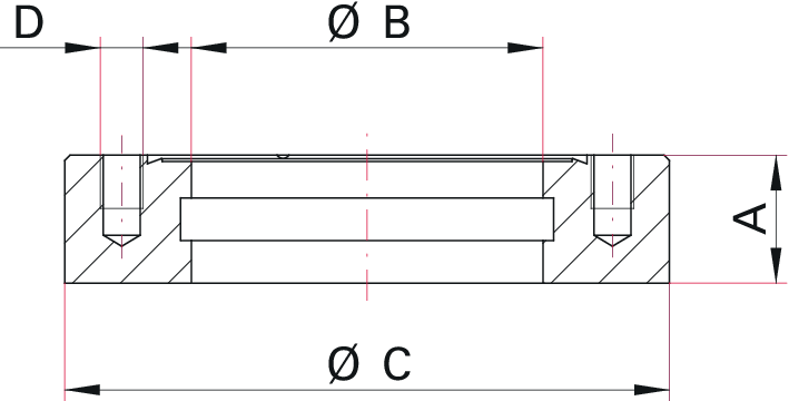 Einschweißflansch, Edelstahl 304L, DN 100 CF