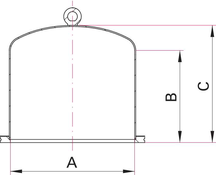 Modularkammer, Glocke, DN 320