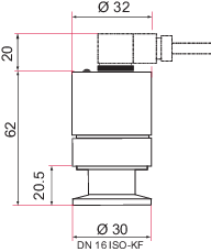 TPR 270, DN 16 ISO-KF