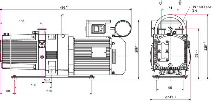 Duo 11 M，单相电机，115 – 230 V，50/60 Hz