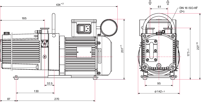 Duo 11，单相电机，100 – 115 V，50/60 Hz