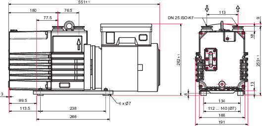 Duo 20 M, 단상 모터, 200 – 230 V, 50 Hz | 200 – 240 V, 60 Hz