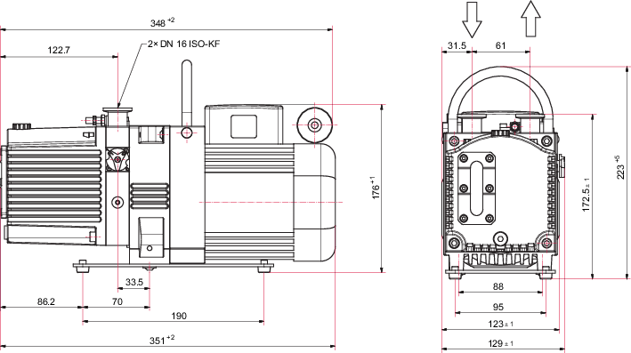 Uno 6 M, 단상 모터, 230 – 240 V, 50/60 Hz