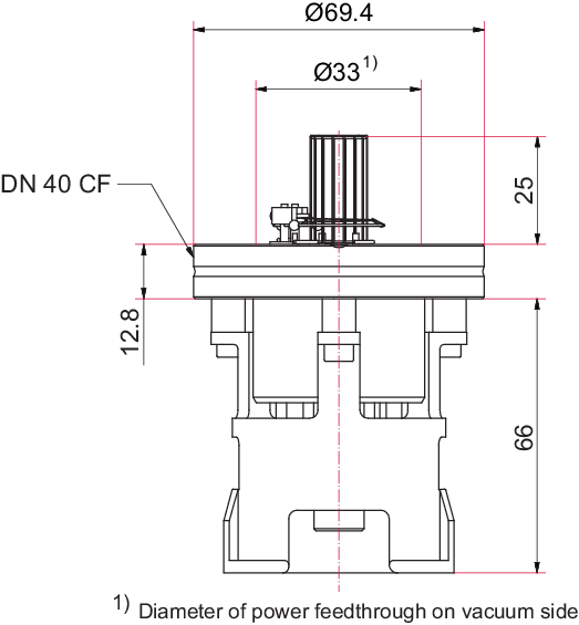 IMR 430，DN 40 CF-F，抽出器系统