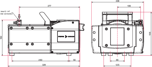 MVP 070-3，隔膜泵 （100–230 V，50/60 Hz）