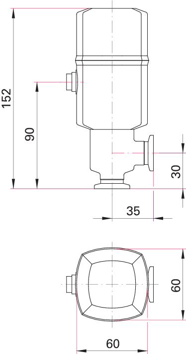 EVR 116, Gas control valve, motorized