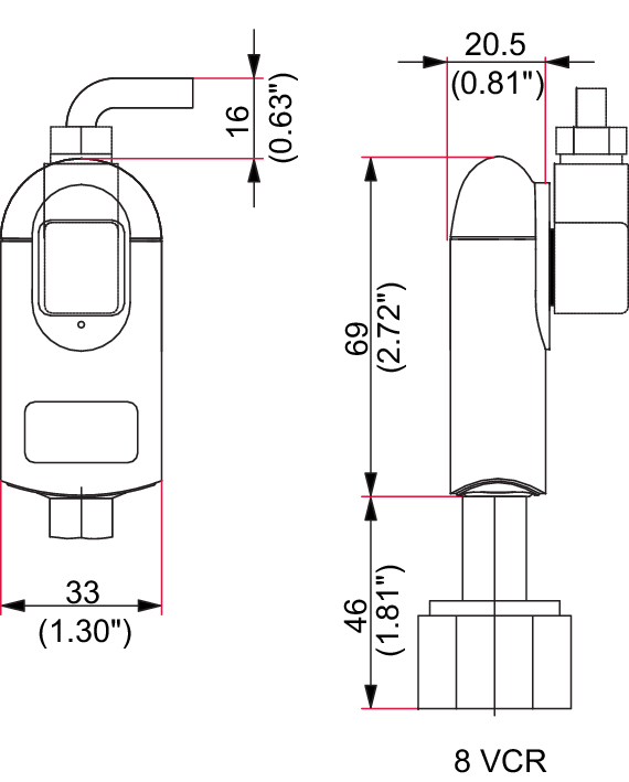 TPR 280, 80 °C, 8 VCR