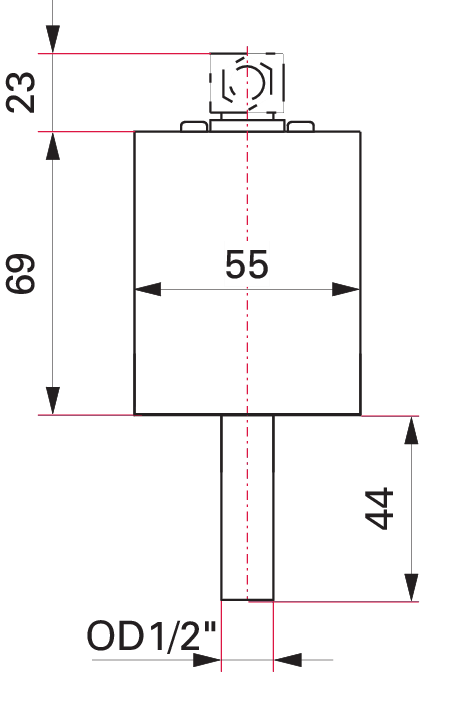 CMR 362, 100 hPa F.S., 파이프 AD ½"