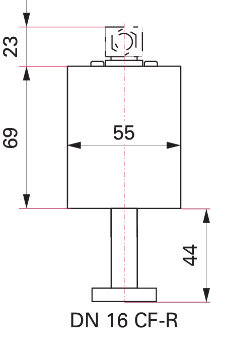 CMR 365，0.1 hPa F.S.，DN 16 CF-R