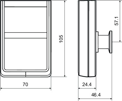 TPG 202 Neo, Piezo/Pirani Handmessgerät