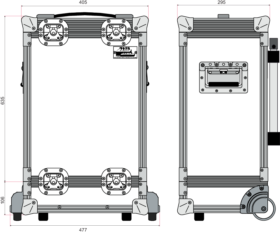 ASM 310 transport box for easy and safe storage