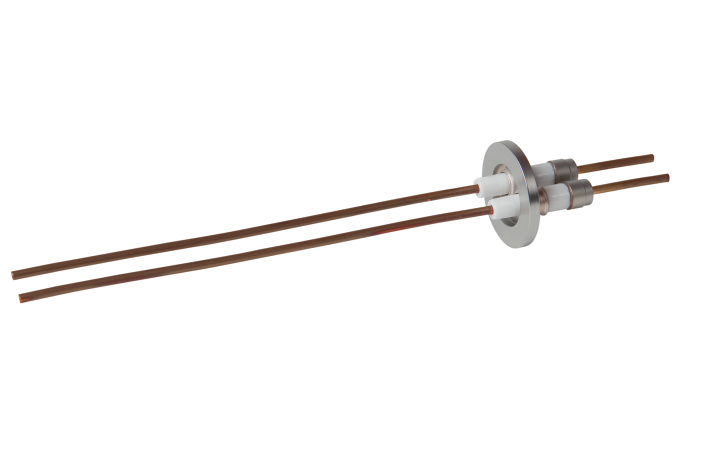 Electrical feedthrough, 5 kV, 50 A, 1 pin, DN 16 ISO-KF