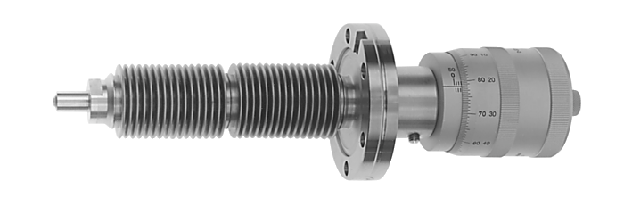 ULD 135 DP, Linear feedthrough, 50 mm stroke, micrometer actuator, DN 40 CF-R