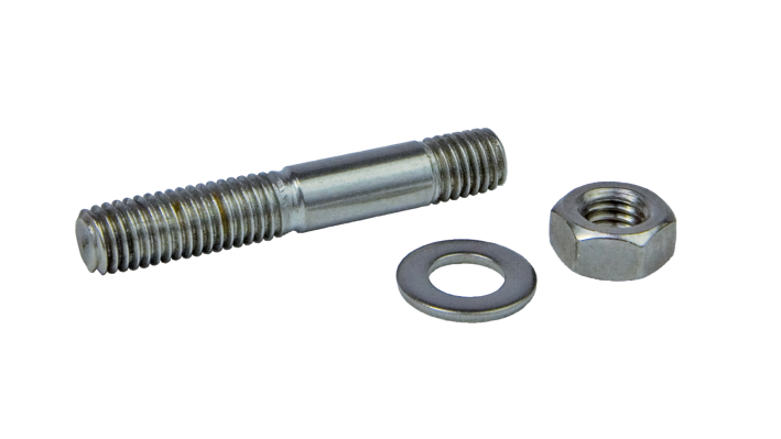 Stiftschraubensatz mit Sechskant-Muttern, 10 Stück M6, DN 25-40 CF