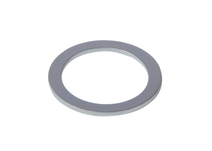 Copper gasket, silver-plated, DN 100 CF