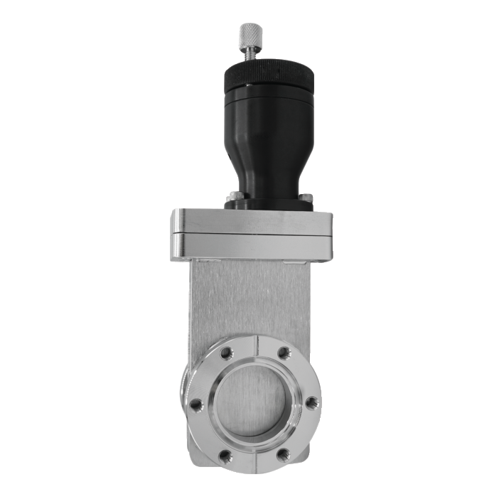 UHV gate valve, DN 16 CF, metric, manual, SS/Cu/FKM