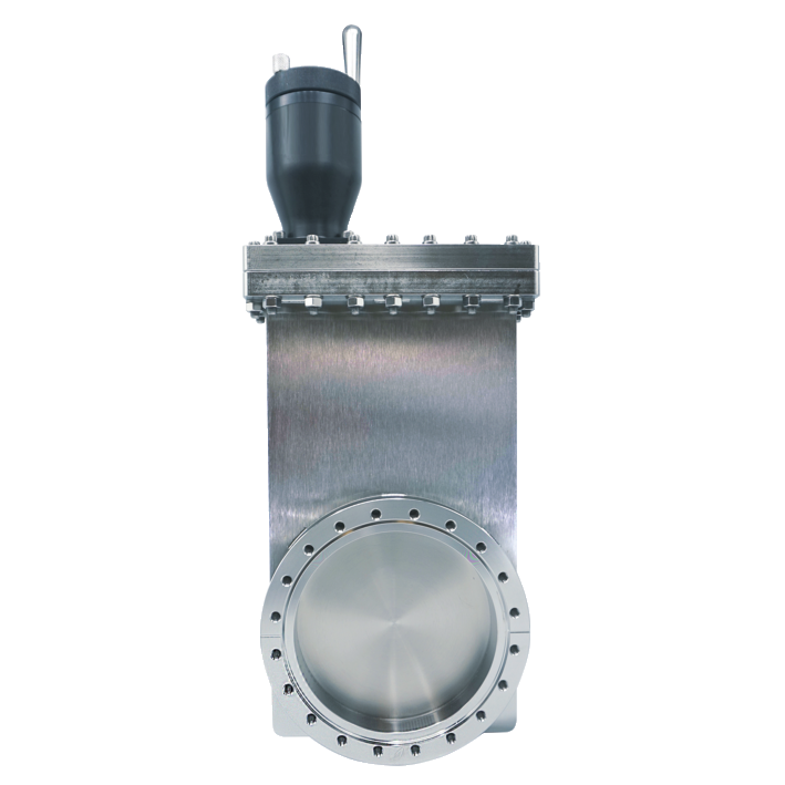 UHV gate valve, DN 320 CF, metric, manual, SS/Cu/FKM