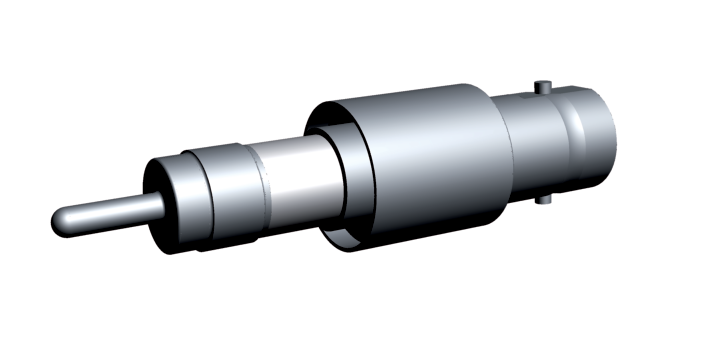 Koaxial Durchführung, SHV, Einschweißadapter, Grounded, exposed Pin, 10 kV DC, 5 A